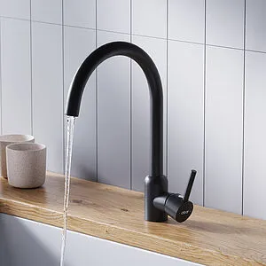 Смеситель для кухни Dorff Logic чёрный матовый D3007022, 4