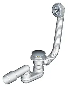 Сифон для душевого поддона с переливом Ravak Sabina хром X01315 Сифон для душевого поддона с переливом Ravak Sabina хром X01315, 2