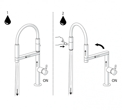 Смеситель для кухни Nobili Move хром MV92300/50CR