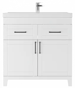 Тумба под умывальник напольный Домино Classic 80 белый DCh2501T, 1