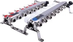 Группа коллекторная с расходомерами 7 отводов 1&quot;в/в x ¾&quot;ек FDV S1103C-2/7, 4