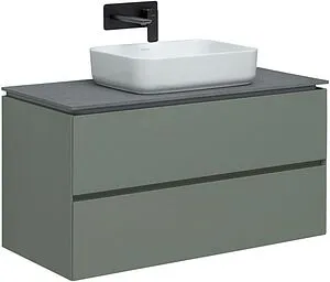 Тумба-умывальник подвесной Allen Brau Infinity 100 олива 1.21003.CGM+, 1