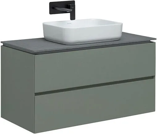 Тумба-умывальник подвесная Allen Brau Infinity 100 олива 1.21003.CGM+