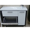 Тумба-умывальник напольная Aquaton Брайтон 80 белый/венге 1A1860K0BR500