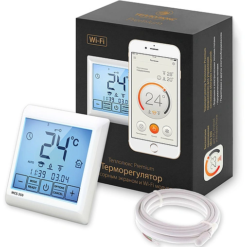 Терморегулятор Теплолюкс MCS 350 белый 2156347