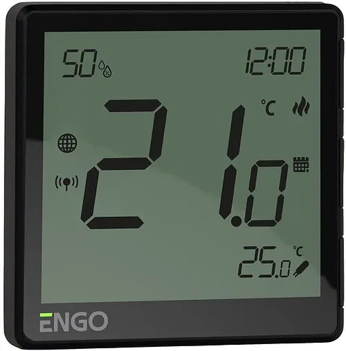 Проводной комнатный терморегулятор ZigBee ENGO черный EONE-230B