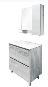 Тумба-умывальник напольная Comforty Верона 75 дуб белый 00004137102CF, 4