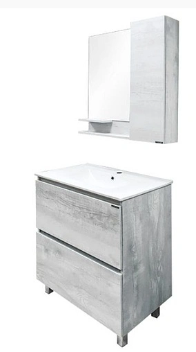 Тумба-умывальник напольная Comforty Верона 75 дуб белый 00004137102CF