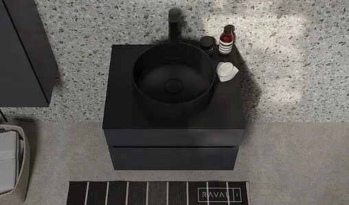 Тумба-умывальник подвесная Raval Decent 60 антрацит Dec.01.60/A/RL