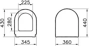 Крышка-сиденье для унитаза с микролифтом VitrA Zentrum белый 94-003-009 Крышка-сиденье для унитаза с микролифтом VitrA Zentrum белый 94-003-009, 2