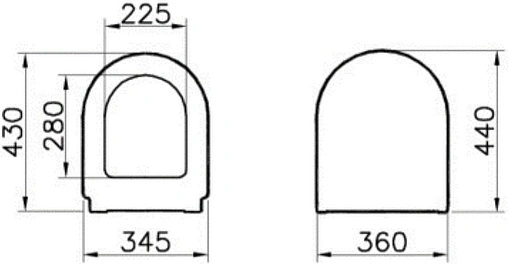 Крышка-сиденье для унитаза с микролифтом VitrA Zentrum белый 94-003-009