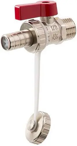 Кран шаровый сливной ½"н x ¾"н / 15ш Arco Lockshield 504220