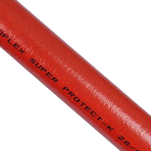 Теплоизоляция для труб 28/13мм красная Energoflex Super Protect EFXT028132SUPRK