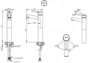 Смеситель для раковины Bravat Palace хром F1172217CP-A-RUS Смеситель для раковины Bravat Palace хром F1172217CP-A-RUS, 2