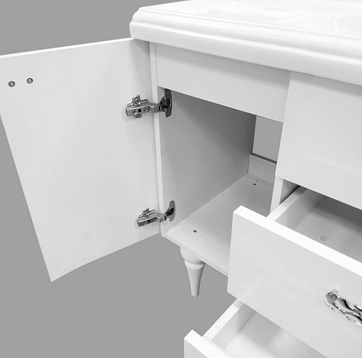 Тумба-умывальник напольная Comforty Монако 120 белый 00003132224CF Тумба-умывальник напольная Comforty Монако 120 белый 00003132224CF