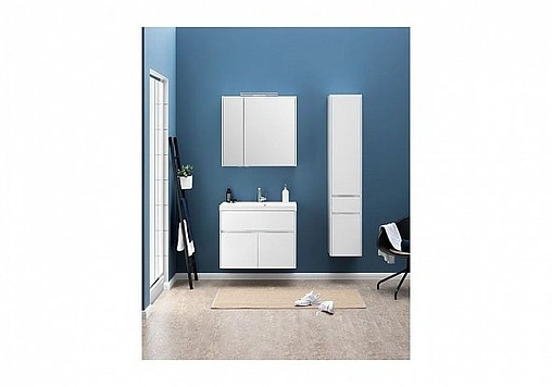 Тумба-умывальник Aquanet Латина 80 белый 00179638+00179395