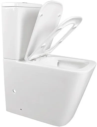 Унитаз-компакт безободковый Terminus Ватикан белый 12F61x36W