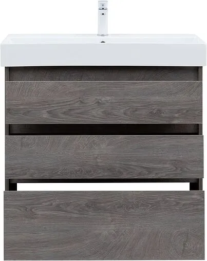 Тумба под умывальник напольная Aquanet Nova Lite 85 дуб рошелье 00302476