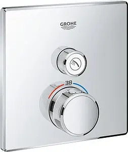 Термостат для 1 потребителя Grohe Grohtherm SmartControl хром 29123000 Термостат для 1 потребителя Grohe Grohtherm SmartControl хром 29123000, 1