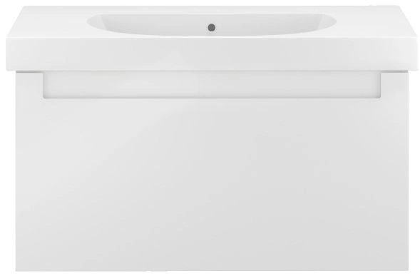 Тумба-умывальник подвесная Kerama Marazzi Buongiorno Plus 100 белый/дуб кантри BGP.100.1+1\WHT+BG.wb.100