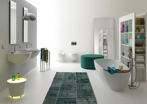 Биде подвесное Kerasan Aquatech белый 372501