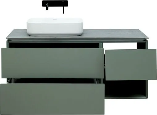 Тумба под умывальник подвесная Allen Brau Infinity 120 L олива 1.21005.CGM