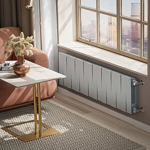 Радиатор биметаллический 16 секций Royal Thermo PianoForte 300 Silver Satin RTPS3030016, 5