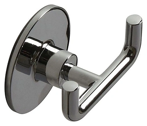 Крючок двойной Fixsen Round хром FX-92105а