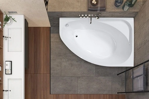 Ванна акриловая Vagnerplast Hapi 170x110 R VPBA170HAP3PX-04