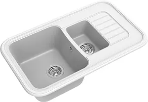 Мойка кухонная Ewigstein Antik A-60KF иней Мойка кухонная Ewigstein Antik A-60KF иней, 1