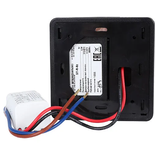 Беспроводной комнатный терморегулятор для контроллера ST-L-8e TECH ST-R-8z черный WG.11.0542