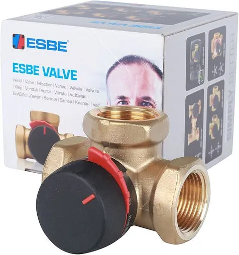 Трехходовой смесительный клапан 1&quot; Kvs 6.3 ESBE VRG131 1160 10 00