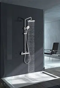 Душевая система с термостатом для душа SMARTsant Смарт хром SM1211AA Душевая система с термостатом для душа SMARTsant Смарт хром SM1211AA, 3