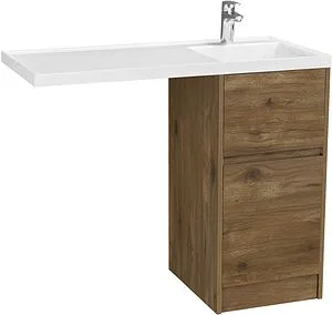 Фасад для тумбы Aquaton Лондри 40 дуб рустикальный 1A274901LHDR0, 1