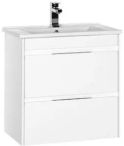 Тумба-умывальник Aquanet Тулон 65 белый 00183394+00182318 Тумба-умывальник Aquanet Тулон 65 белый 00183394+00182318, 1