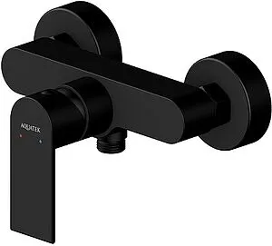 Смеситель для душа Aquatek Лира чёрный матовый AQ1460MB, 1