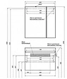 Тумба-умывальник подвесная Aquanet Йорк 85 белый 00202092+00198208