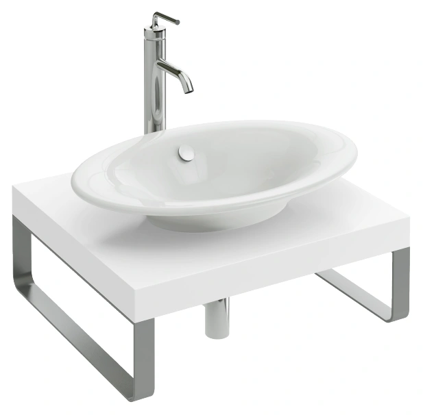 Раковина Jacob Delafon Presquile 60 белый E4439-00 Раковина Jacob Delafon Presquile 60 белый E4439-00