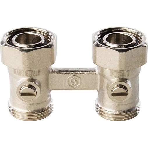 Узел нижнего подключения радиатора прямой ¾&quot;ек x ¾&quot;ек Stout SVH-0002-000020