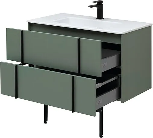 Тумба-умывальник подвесной Allen Brau Reality 90 олива 1.32006.CGM+