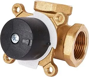 Трехходовой смесительный клапан 1" Kvs 8.0 Stout SVM-0003-012501 Трехходовой смесительный клапан 1" Kvs 8.0 Stout SVM-0003-012501, 1