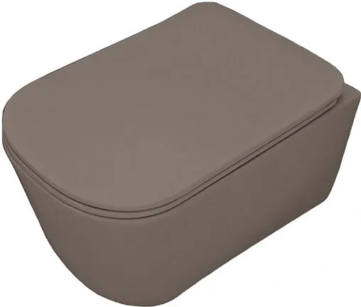 Унитаз подвесной безободковый Kerasan Tribeca Ferro matt 511489