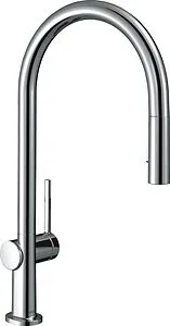 Смеситель для кухни с выдвижным изливом Hansgrohe Talis M54 210 2jet хром 72800000 Смеситель для кухни с выдвижным изливом Hansgrohe Talis M54 210 2jet хром 72800000, 1