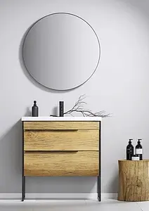 Зеркало Aqwella RM 80 чёрный RM0208BLK Зеркало Aqwella RM 80 чёрный RM0208BLK, 5