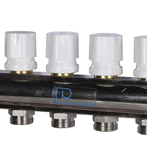 Группа коллекторная с расходомерами 8 отводов 1&quot;в/в x ¾&quot;ек Luxor CD 477/8 15662708N