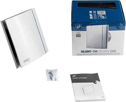 Вентилятор вытяжной Soler &amp; Palau SILENT-100 CHZ SILVER DESIGN 3C