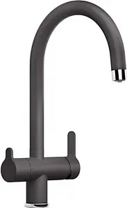 Смеситель для кухни с подключением к фильтру Blanco Trima тёмная скала 526271, 1