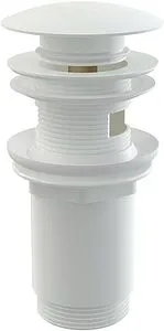 Выпуск автоматический для раковины с переливом Ravak белый матовый X01836, 1