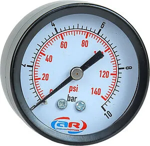 Манометр аксиальный AQUAMOTOR 50мм 10 бар ¼&quot; AR112007, 1