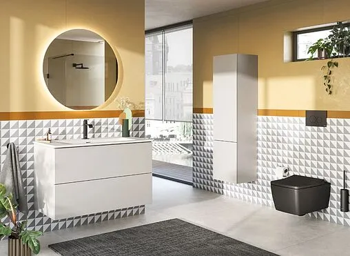 Шкаф-пенал подвесной VitrA Metropole Pure 40 R белый 67342